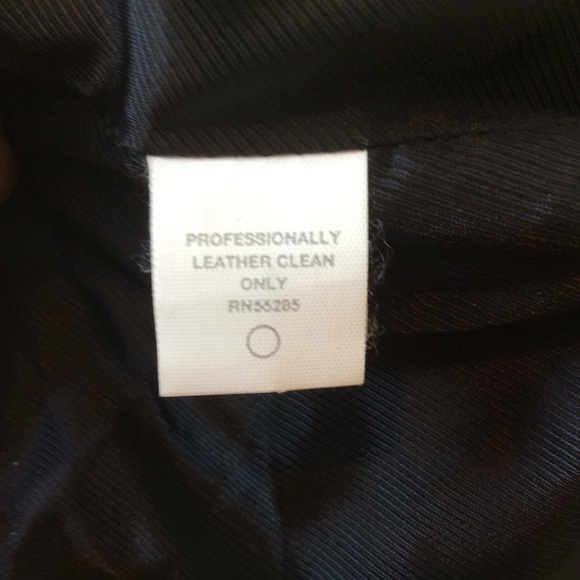 Leather Vintage Preowned Express PrecisionTaupe Distressed Jacket, size 4 - Picture 10 of 16